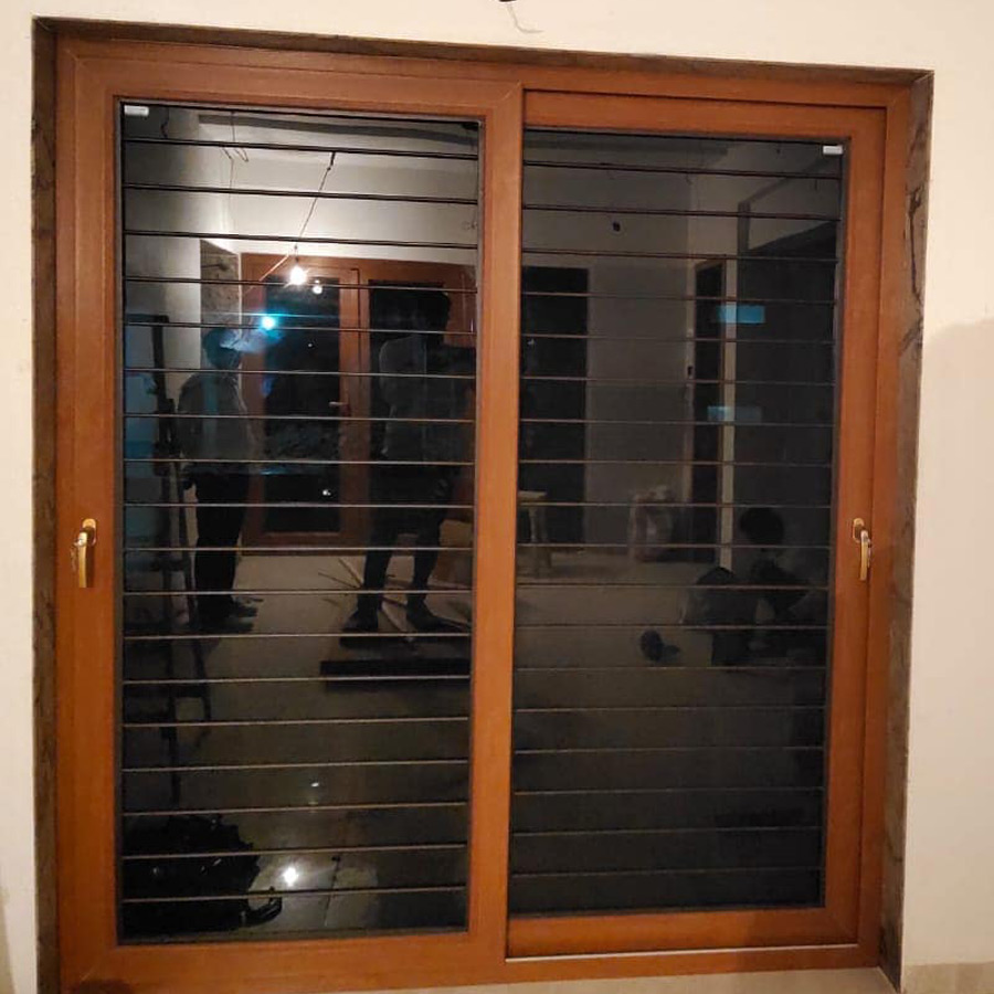 uPVC windows with security Grill