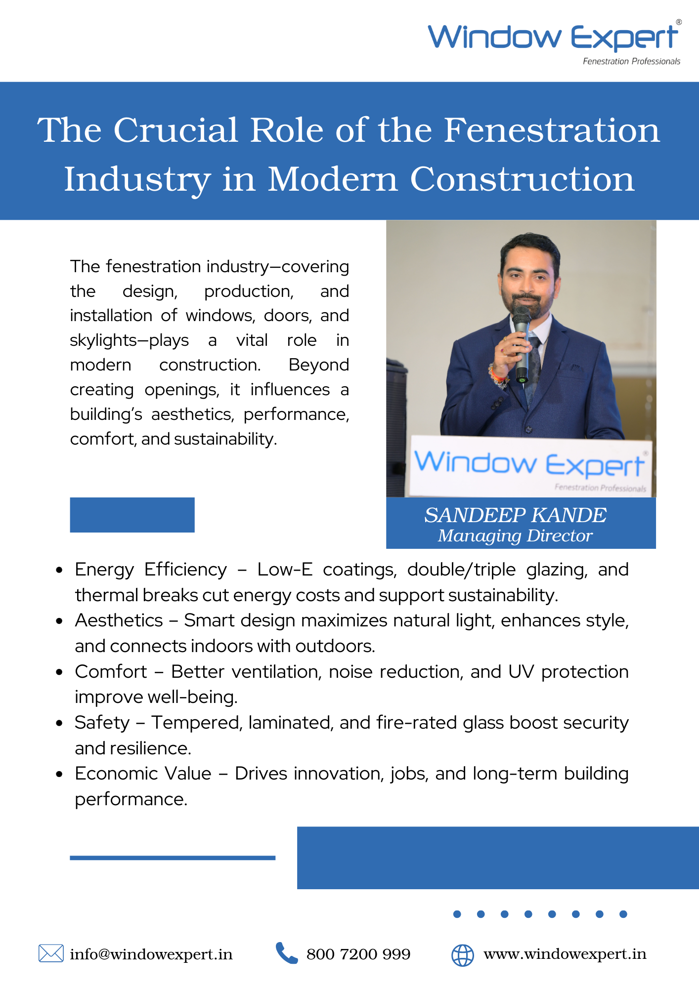 The Crucial Role of the Fenestration Industry in Modern Construction 