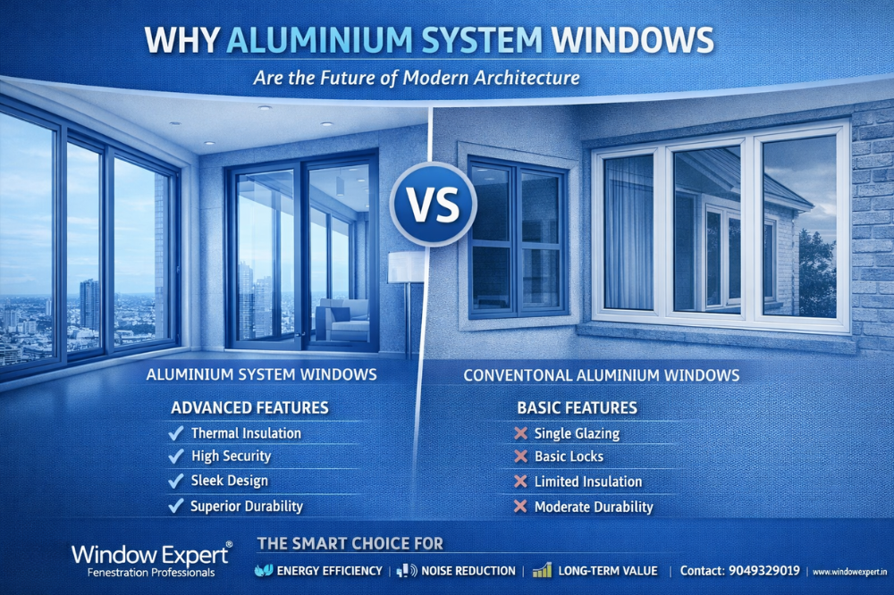 Why Aluminium System Windows Are the Future of Modern Architecture