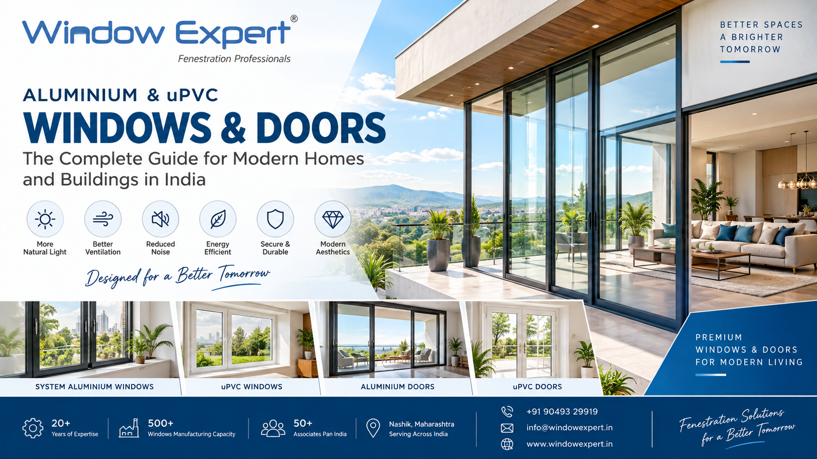 Aluminium & uPVC Windows & Doors: The Complete Guide for Modern Homes and Buildings in India