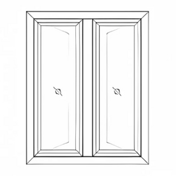 Double Shutter Inside/Outside Opening Side Hung Window