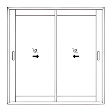 2T + 2G Shutter Sliding Window