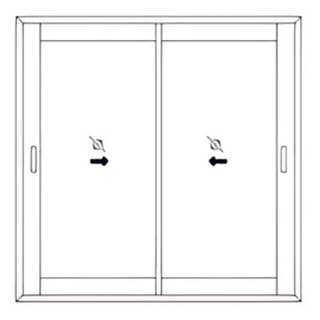 2T + 2G Shutter Sliding Window